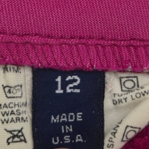 Vtg Patagonia Pants Womens 12 Raspberry Fleece Gorpcore Camping Athleisure USA - Picture 10 of 13